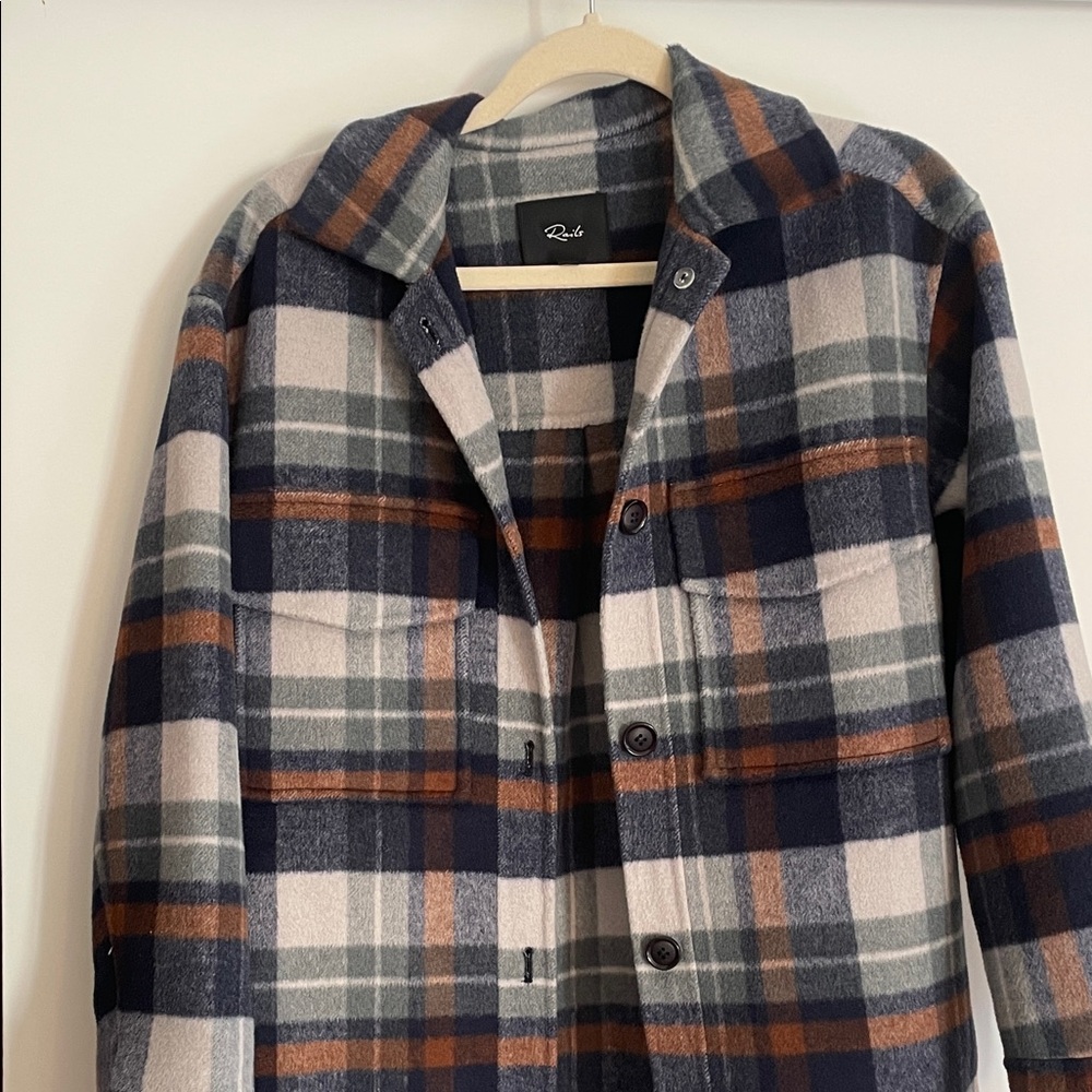 Rails Plaid Button-Up Coat - Picture 5 of 7